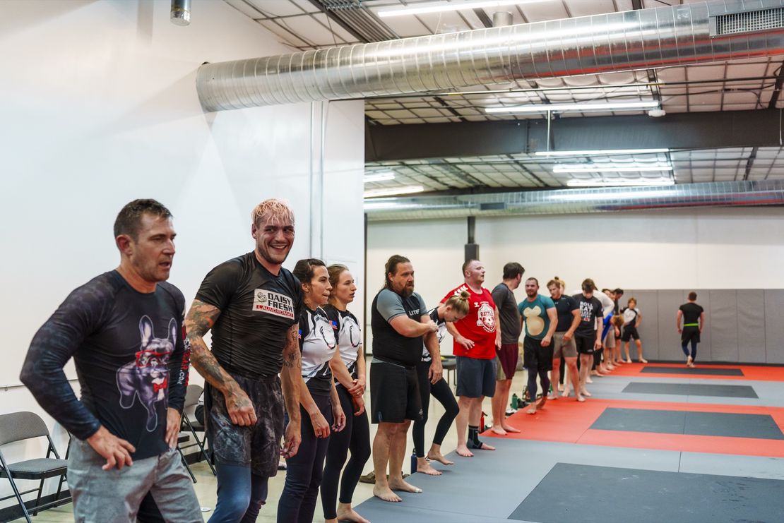 Adult No Gi Class Lineup Post Training Madison 02