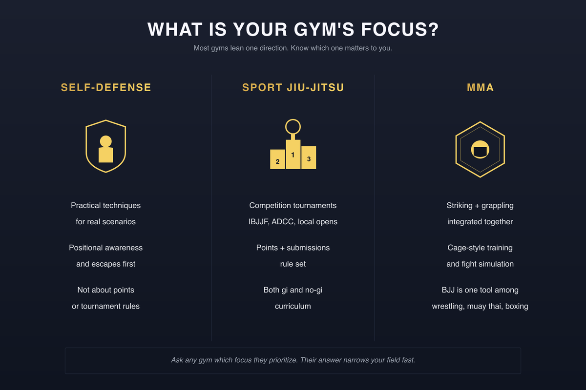 bjj gym focus 3 paths