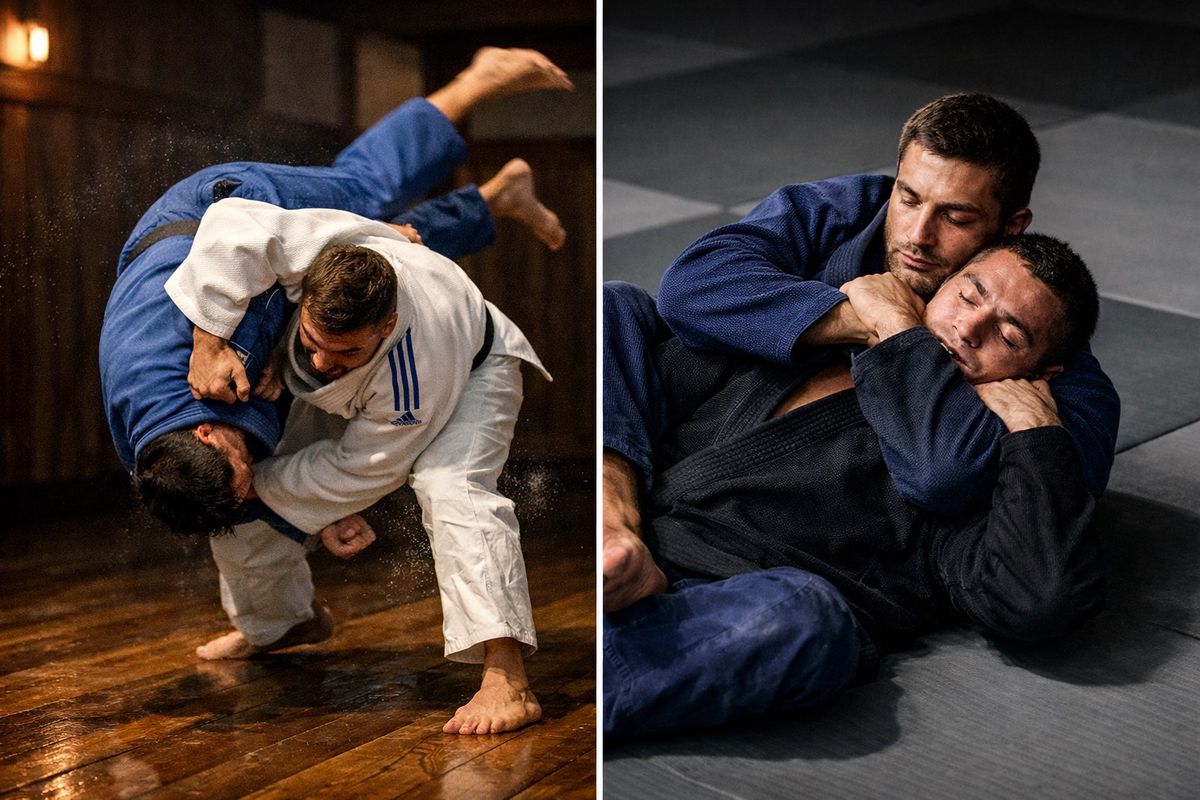 bjj vs judo split panel