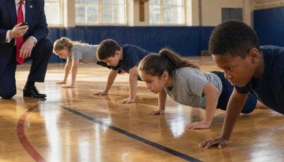 The Presidential Fitness Test Is Back. Most Madison Kids Will Fail Push-Ups.