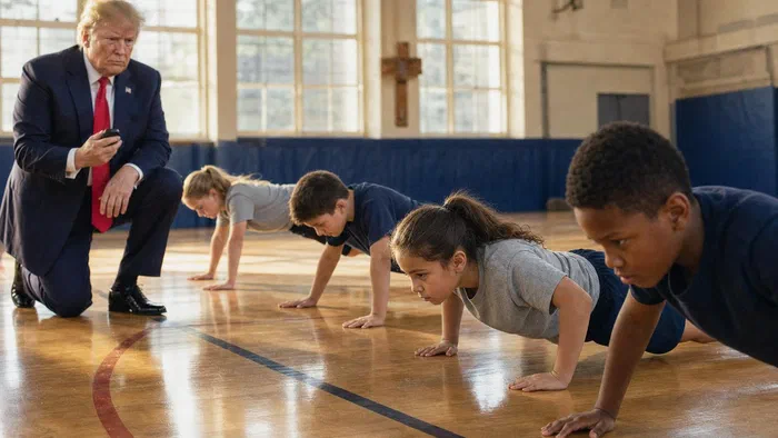 The Presidential Fitness Test Is Back. Most Madison Kids Will Fail Push-Ups.