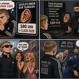 Men Are Paying $80 to Fake Cauliflower Ear. The Grift Behind the Grappler Look.