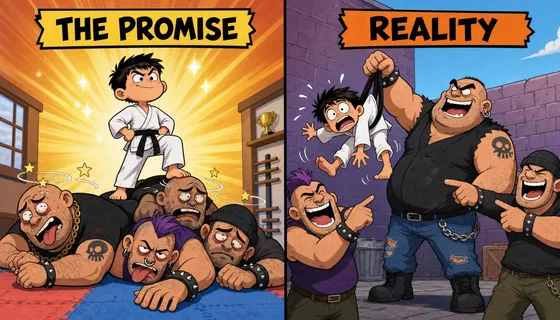 The Karate Kid Scam: Why Most Kids' Self-Defense Classes Sell False Confidence