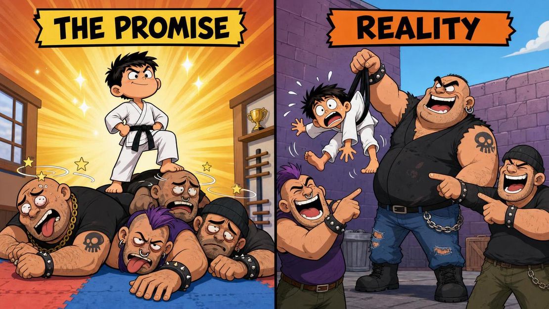 The Karate Kid Scam: Why Most Kids' Self-Defense Classes Sell False Confidence