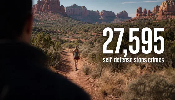 27,595 Crimes Say Fighting Back Works. A Woman on an Arizona Trail Just Showed What That Looks Like.