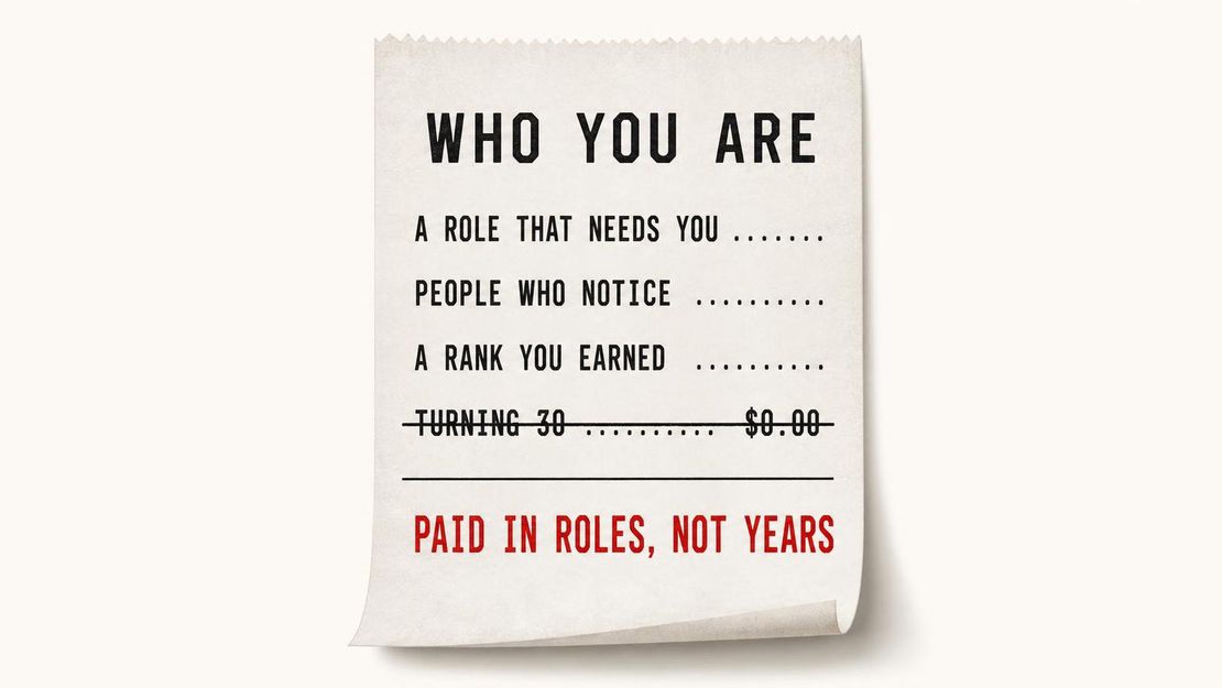Knowing Who You Are Isn't Something That Arrives at Thirty — It's Something You Buy