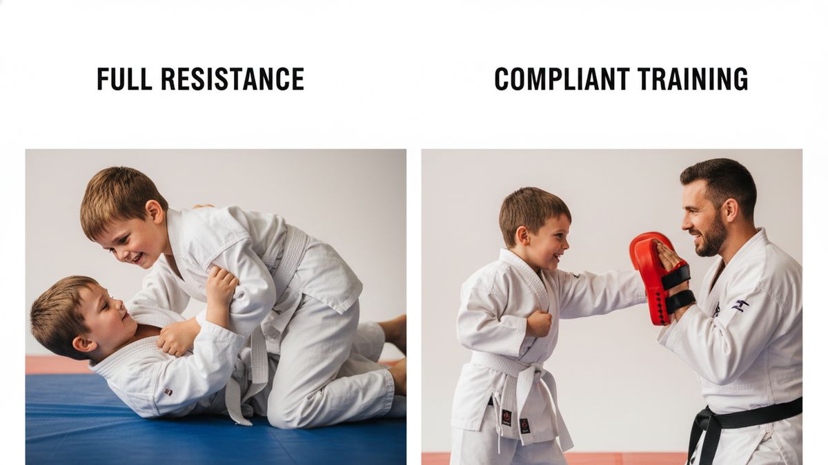 Comparison of full-resistance versus compliant martial arts training methods