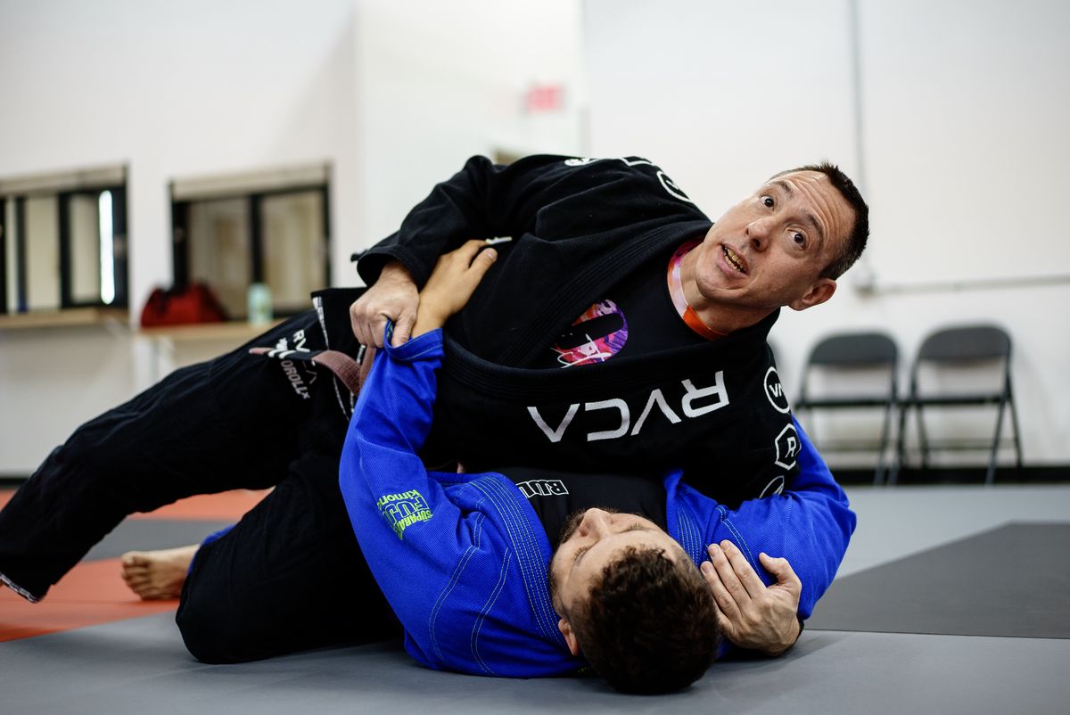 gi sparring black belt top position guard passing