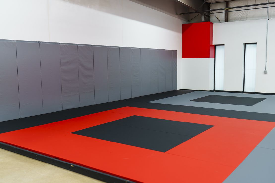 Bjj Academy Gym Interior View Mats Wallpads 05