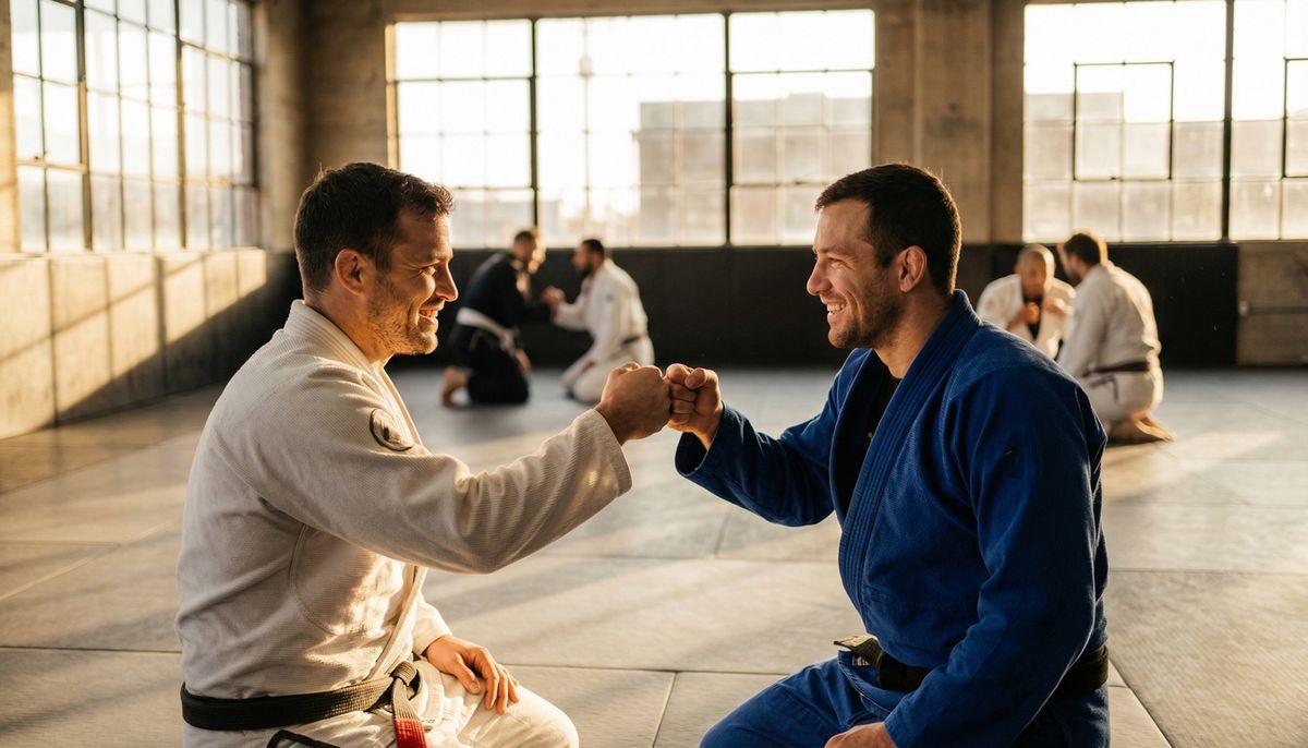 BJJ training builds genuine human connection