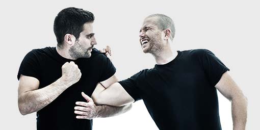 image of standing self defense technique taught in self defense classes madison wi