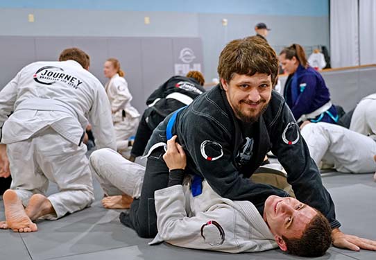 photo of jiu jitsu madison classes students smiling
